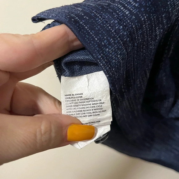 PGA Tour men’s golf polo size Large Blus brushed camo print lightweight wicking - Picture 3 of 7